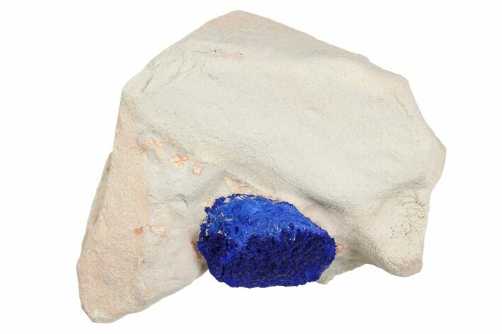 Vibrant Blue Azurite Sun on Siltstone - Australia #254053